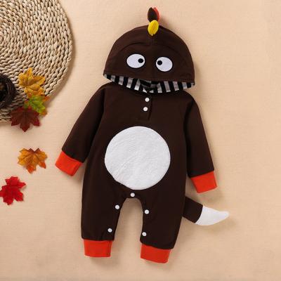 China Boutique Anti-Shrink Soft Infant Clothing Baby Overalls Cotton Baby Suit Hoodie Animal Jumpers Rompers for sale