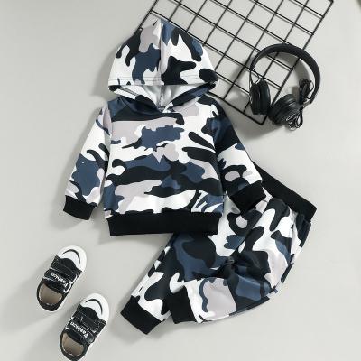 China New Design Anti-Shrink Baby Clothes Sets Autumn Spring Boys Girls Casual Hoodies Suit Two Piece Long Sleeve for sale