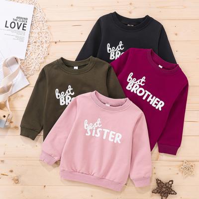 China Wholesale Anti-Shrink Girls Handsome Boys Fashion Shirt Sweater Pullover Long Sweatshirt Kids Clothing Hoodies for sale