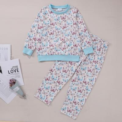 China Hot Selling Breathable Children Clothes Sets Kids Boys Girls Cotton Sleepwear Kids Pajamas Set for sale