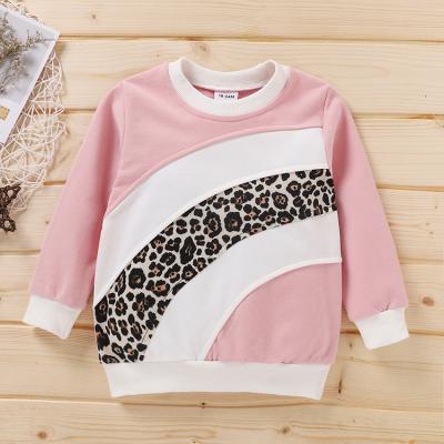 China Wholesale Fashion Twill Pattern Children Anti-shrink Sweatshirt Pullover Hoodies For Kids For Girls for sale