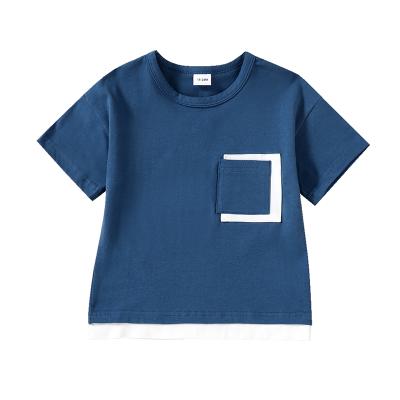 China Anti-Shrink Customize T-shirt For Boys Girls Short Sleeve Wholesalers Summer Children Wear Boy Clothing Kids T-shirt for sale