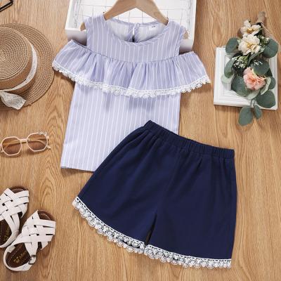 China Casual Outfits Summer Boutique Baby Clothes Toddler Dresses Girls Clothes Sets 1 2 3 4 5 6 Years Old for sale