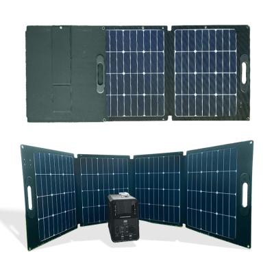 China Efte Portable Foldable Outdoor Monocrystalline Silicon Camping Folding Solar Panel 100w Solar Panel For Camping 210mmx210mm for sale