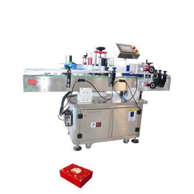 China Food Sleeve Filling Bottles Around Bottle Label Labeler Small Sticker Automatic Semi Flatbed Printing Labeling Machine for sale