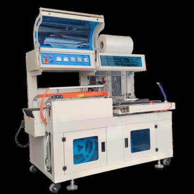 China Food heat tunnel tube wrap plastic packaging machine on box BEST450 cosmetic pe film shrink packing machine for sale