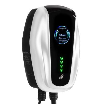 China Wallbox Best Wall Mounted Ev Charger Box Single Phase 250V 7KW Car Charging Station Manufacturer AC for sale