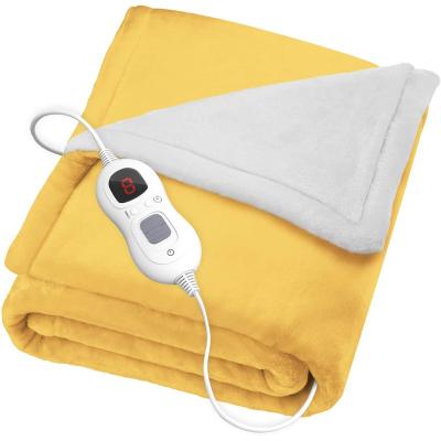 China Free Sample OEM/ODM Anti-Static Custom Electric Blanket Heated Portable Electric Heater 220V Throw Blankets for sale