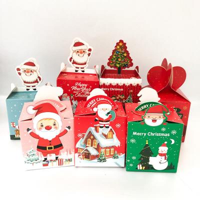 China Custom Christmas Tree Candy Apple Fruit Disposable Capping Boxes for sale