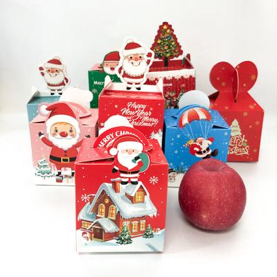 China High End Disposable Wedding Candy Snack Dried Fruit Gift Box Apple Candy Christmas Cookie Baking Carton for sale