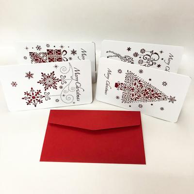 China Europe Reindeer High Quality Holy Christmas Cards, Handmade Custom Greeting Cards With Gems for sale