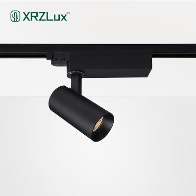 China Minimalist XRZLux 20W Led Spot Light Adjustable Aluminum Anti-glare Focus Lamp Linear Track Angle Rail Tracking Lamp for sale