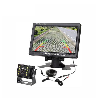 China Hot Selling Car Truck Bus Taxi Forklift 7 Inch Car Monitor with 360 Degree Rotating HD Camera Screen Viewing Screen for Truck for sale