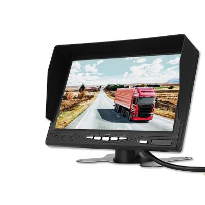 China Reversing Help Factory Price 7 Inch Car Monitor HD Screen Desktop Monitor TFT LCD Auto Car Monitor With AV1 AV2 Input for sale