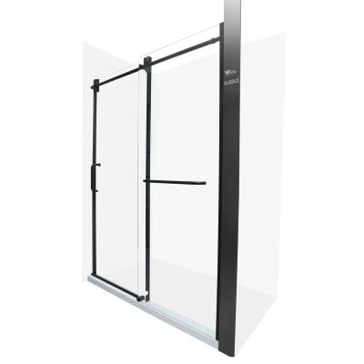 China Modern New Developed Glass Bath Screen Doors With Seal Slatted Door Shower Room For You for sale