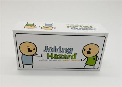 China Laminated Type Joking Hazard Card Games For Teens Recyclable Waterproof for sale