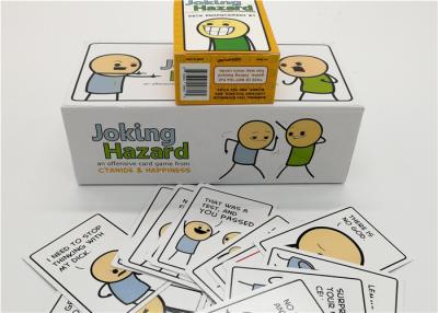 China Lovely Joking Hazard Card Game With Color Box Unique Design 360pcs for sale