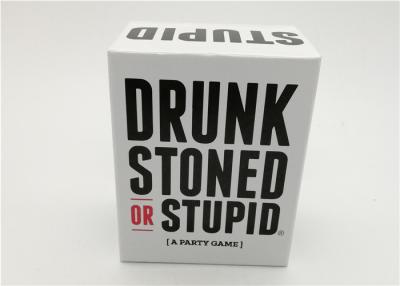 China Light Weight Drunk Stoned And Stupid Game , Group Card Games For Adults for sale