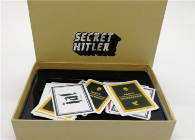 China Interesting Secret Hitler Cards Popular Card Games For Adults Light Weight for sale