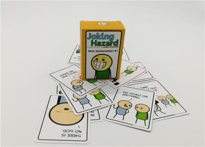 China Easy Level Joking Hazard Cards , Custom Design Playing Cards 100pcs for sale