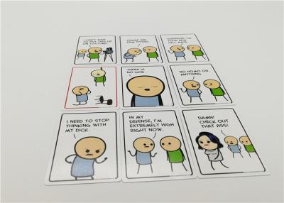 China Travel Playing Joking Hazard Booster Packs / Happiness And Cyanide Card Game for sale