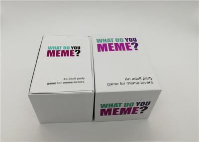 China Paper Material What Do You Meme Card Game 30-90 Minute Playing Time for sale