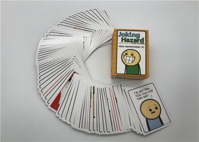 China 100pcs Joking Hazard Card Game Custom Playing Cards English Version Easy Carry for sale