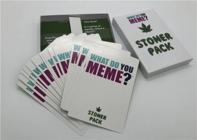 China Funny Adult Family Games What Do You MEME Expansion Pack Paper Material for sale