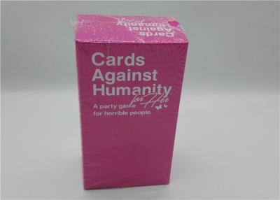 China Humans Against Humanity Card Game Standard Pack Type 19.3*10.2*7cm for sale