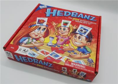 China Interesting Hedbanz Family Card Games , Funny Card Games For Large Groups for sale