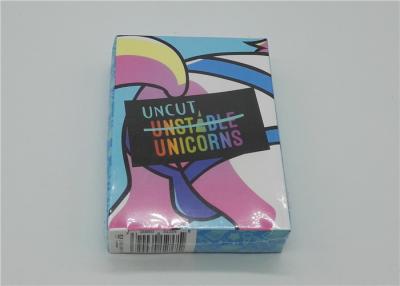 China Easy Operation Standard Playing Cards Unstable Unicorns Strategic Card Game for sale