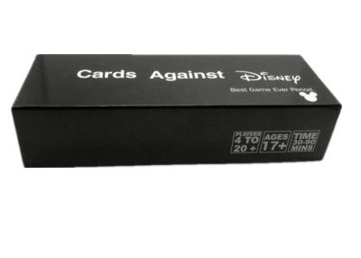 China Funny Family card GameCards Against Disney Cards Game for Family Friend Travel Playing Card  for sale