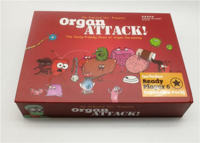 China Intellectual Taste Board Game Card Game organ attack Game for Family Friend Travel Playing Card  for sale