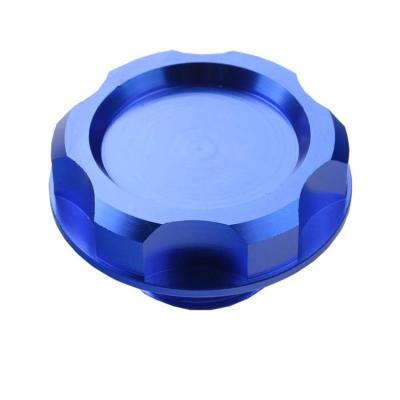 China Electric /Kitchen part/industry/furniture ect motorcycle parts aluminum alloy cnc oil tank cap with different color for sale