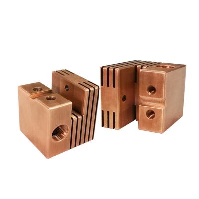 China Electrical /Kitchen Part /Industry /Furniture ect Custom Machining CNC Copper Brass Products Turned Parts With Drilling for sale