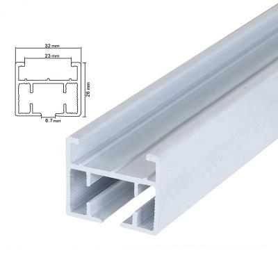 China Aluminum alloy curtain wholesale accessories aluminum electric rails for electric curtain track for sale