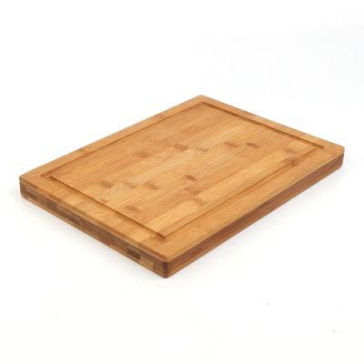 China Viable Kitchen Tableware Thick Bamboo Square Chop Cutting Board for sale