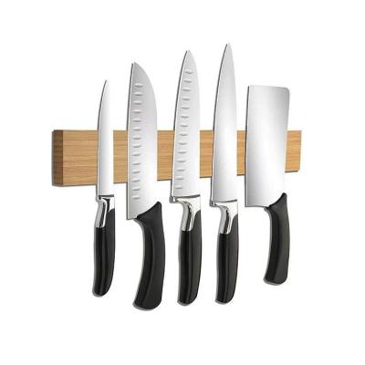 China Sustainable New Design Organize Stronger Bamboo Universal Tools Knife Block for sale