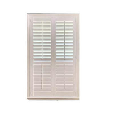 China Hard 2022 China Factory Plantation Shutter Hardwood Wooden Shutters for sale