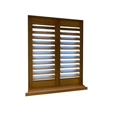 China factory manufacture hard wood shutter blinds plantation shutter with best price and quality for sale