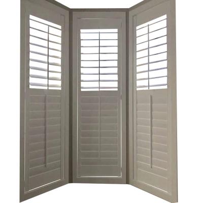 China Custom Hard To Measure Plantation Shutters PVC Shutters PVC Plantation Shutter for sale