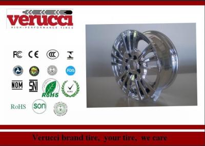 China Aluminum alloy 100mm PCD 15 inch Rims for car tire Silver 49 ET for sale