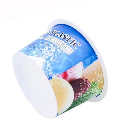 China Disposable /Eco Friendly Manufacturer IML /Recyclable /Durable /Microwavable Eco Friendly Disposable Packaging 80ml Round Custom Logo Printing PP Ice Cream Packaging Plastic Containers for sale