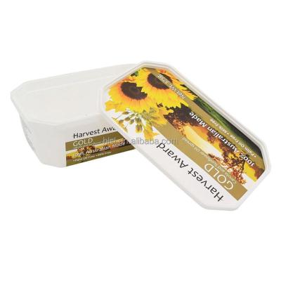 China Disposable Plastic 375g IML Logo PP Butter Tub With Lid , Almond Butter Tub Holder for sale