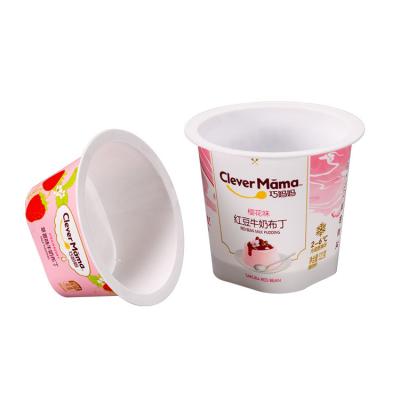 China Disposable Friendly Plastic Cup 70ml, Yogurt Tub /Eco /Recyclable /Durable /Microwavable IML 125g Food HL03-002 Honokage Plastic Yogurt Containers Honokage 120ml Yogurt Jars /yogurt Containers NC; FUJ for sale