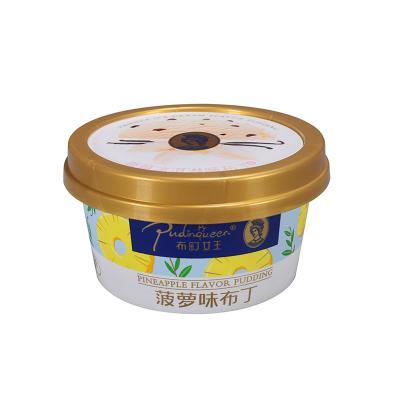 China 2L Disposable Plastic Round IML Container Yogurt Cup Yogurt Packaging Box Containers For Yogurt Custom Logo Plastic Easy Open Disposable for sale