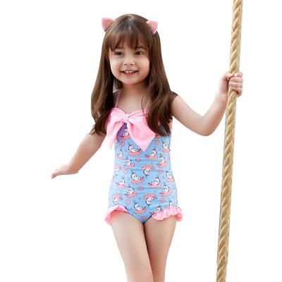 China Cute Toddler Kids Breathable Cartoon Printed Baby Youth Swimwear Activewear One-Piece Custom for sale