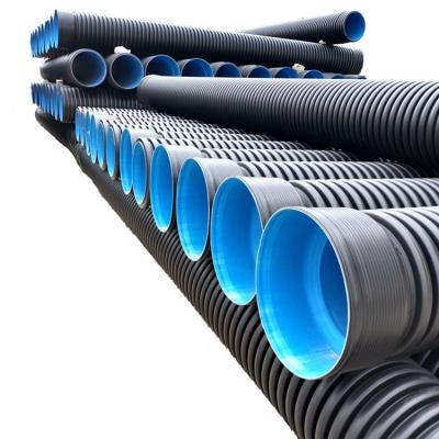 China Factory Wholesale Durable HDPE Double Wall Corrugated Huge Cheap Plastic Sewer Pipe for sale