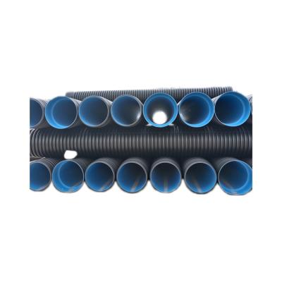 China Durable Application Wastewater Treatment And Transportation Industrial Corrugated Double-Wall Drainage Pipe for sale