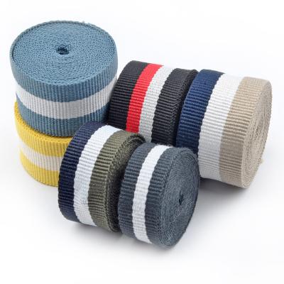 China Wholesale custom workable width grosgrain webbing stripe ribbon for clothing accessories for sale